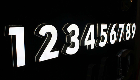 發(fā)光字 發(fā)光字